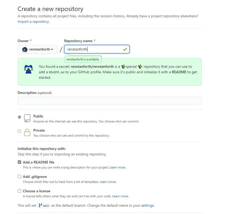 Github showing me the secret notif