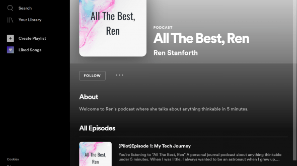 I’m starting my podcast