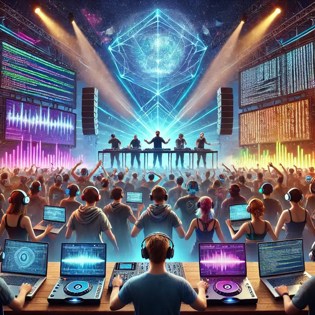 people as programmers enjoying EDM and being DJs