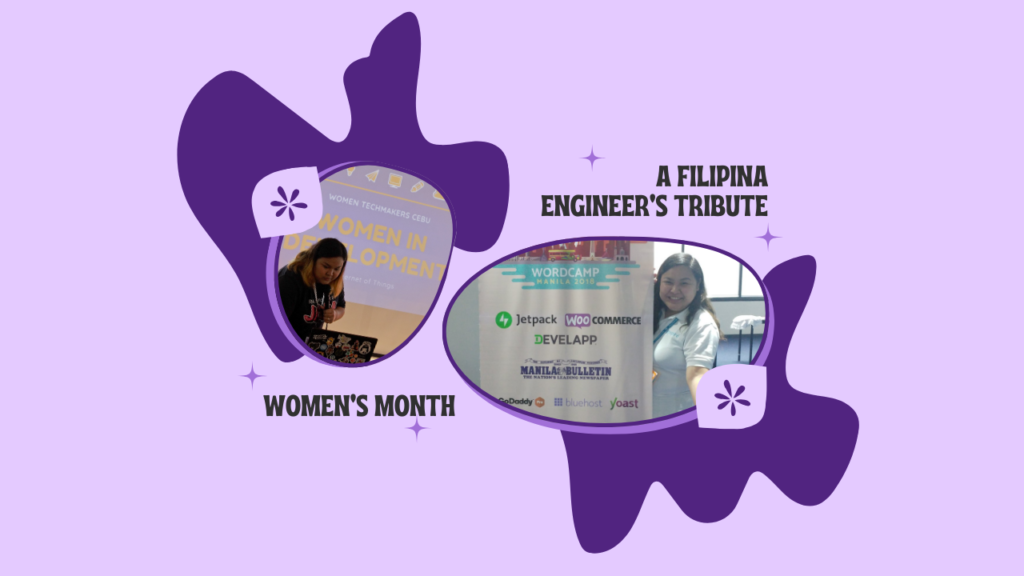 Filipina software engineer coding - Women's History Month tribute